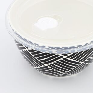 Soren Lunch 16 cm Bowls Basket Weave Black