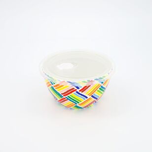 Soren Lunch 16 cm Bowls Basket Weave Rainbow