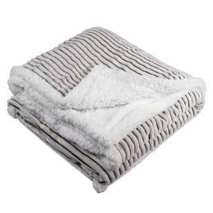 Ardor Auburn Striped Throw Cocoa 130 x 170 cm