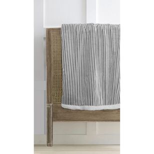 Ardor Auburn Striped Throw Cocoa 130 x 170 cm