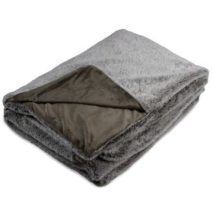 Ardor Faux Fur Throw Brown 130 x 170 cm