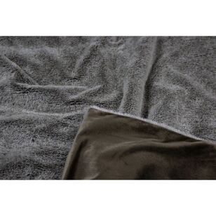 Ardor Faux Fur Throw Brown 130 x 170 cm