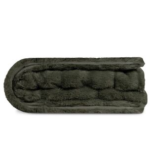 Ardor Clayton Faux Fur Throw Khaki 130 x 170 cm