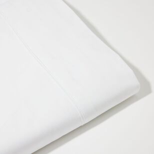 Linen House Vienna 300 Thread Count Flat Sheet White