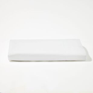 Linen House Vienna 300 Thread Count Flat Sheet White