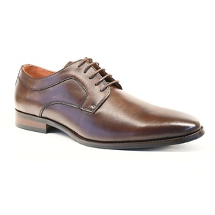 Jeff Banks Men's Lace Up Business Shoe Brown