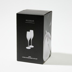 Elysian Skye Champagne Flutes 4 Pack