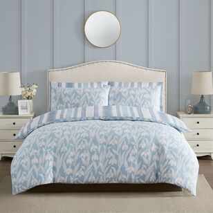 Laura Ashley Snowdrop Quilt Cover Set Sea Spray