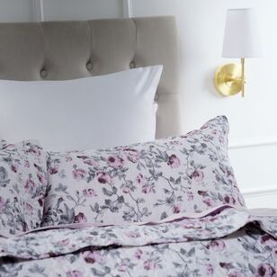 Laura Ashley Grace Coverlet Set Violet Queen