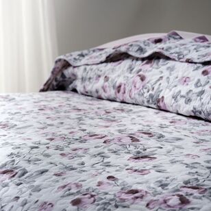 Laura Ashley Grace Coverlet Set Violet Queen