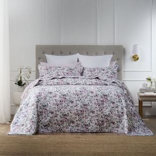 Laura Ashley Grace Coverlet Set Violet Queen