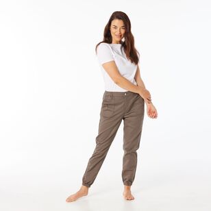 Khoko Collection Women's Jogger Jean Mushroom