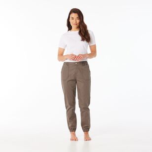 Khoko Collection Women's Jogger Jean Mushroom