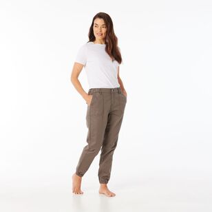 Khoko Collection Women's Jogger Jean Mushroom