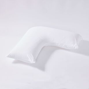 Dri Glo 400 Thread Count Australian Cotton U Shape Pillowcase White U Shape