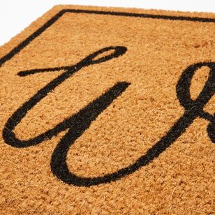 Soren Welcome Coir Doormat 45 x 75 cm Natural