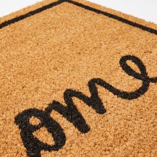 Soren Welcome Coir Doormat 45 x 75 cm Natural