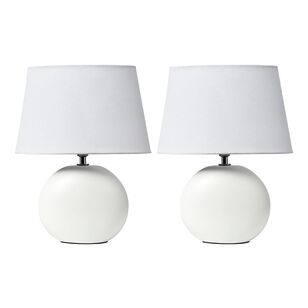 Cooper & Co Theodore Bedside Table Lamp 2 Pack Beige