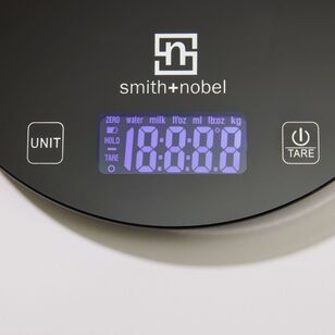 Smith + Nobel 5 kg Round Kitchen Scale Black