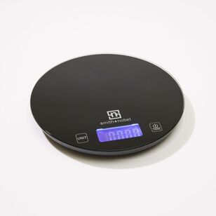 Smith + Nobel 5 kg Round Kitchen Scale Black