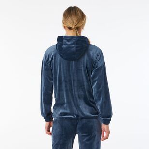 FILA Women's Jewel Velour Jacket Dark Blue