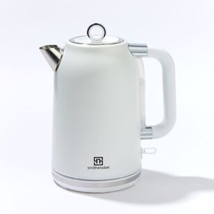 Smith + Nobel 1.7 L Kettle Matte White With Chrome SNK30W