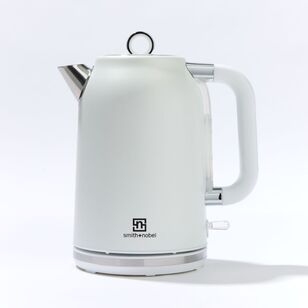 Smith + Nobel 1.7 L Kettle Matte White With Chrome SNK30W