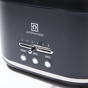 Smith + Nobel 2 Slice Toaster Matte Black With Chrome SNT35B