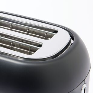 Smith + Nobel 2 Slice Toaster Matte Black With Chrome SNT35B