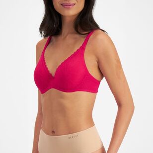 Berlei Women's Barely There Lace Bra Hibiscus