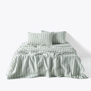 Linen House Cheyene Flannelette Sheet Set Forest