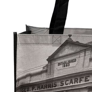 Harris Scarfe Black Heritage Extra Large Tote Shopping Bag