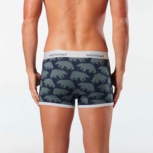 Mitch Dowd Men's Bear Walk Cotton Trunk 3 Pack Grey