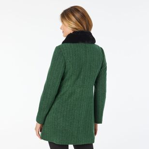 Leona Edmiston Ruby Women's Harrington Coat Green