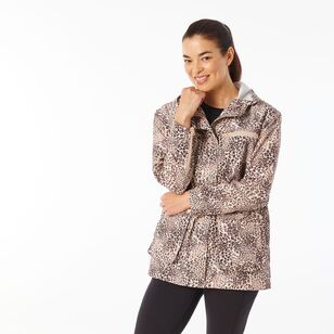 LMA Active Women's Animal Print Anorak Animal