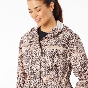 LMA Active Women's Animal Print Anorak Animal