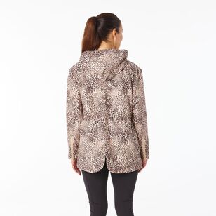 LMA Active Women's Animal Print Anorak Animal