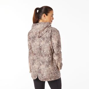 LMA Active Women's Animal Print Anorak Animal