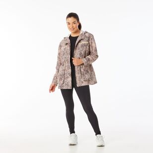 LMA Active Women's Animal Print Anorak Animal