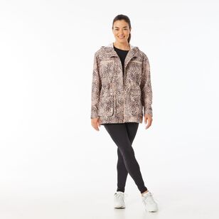 LMA Active Women's Animal Print Anorak Animal