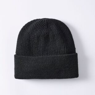 JC Lanyon Men's Essential Knit Beanie Black One Size