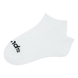 Bonds Men's Everyday Cushioned Low Cut Sock 3 Pack White