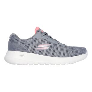 Skechers Women's Go Walk Joy Adie Lace Up Runner Grey & Pink