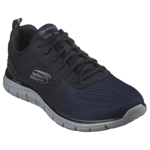 Skechers Men's Track Ripkent Lace Up Runner Navy & Black