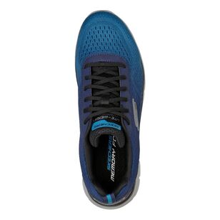 Skechers Men's Track Ripkent Lace Up Runner Navy & Blue