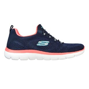 Skechers Women's Summits Perfect Views Runner Navy & Pink