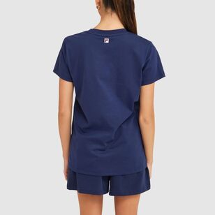 FILA Women's Evie Tee New Navy