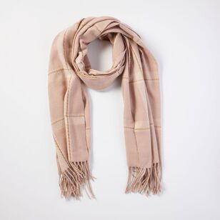 Khoko Plaid Scarf Pink