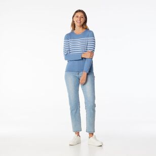 Khoko Collection Women's Stripe Knit Stripe