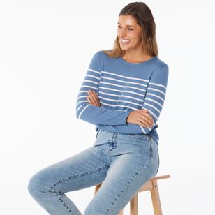 Khoko Collection Women's Stripe Knit Stripe